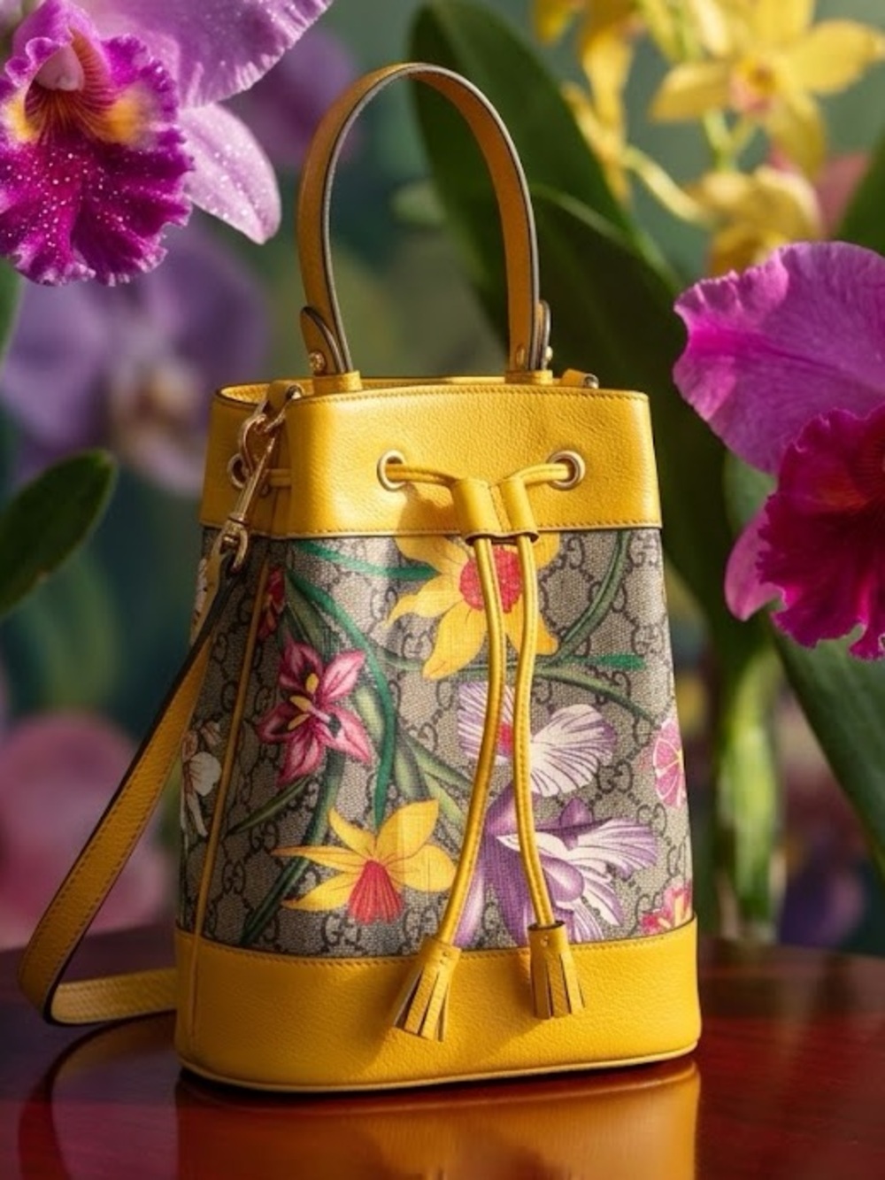 Gucci Flora Bucket Bag